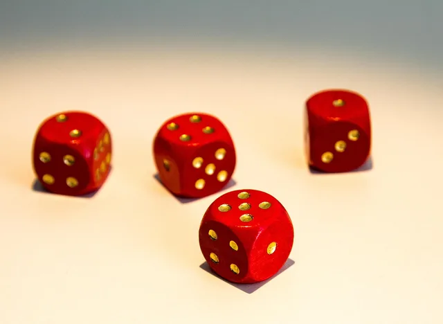 dice, gambling, gamble, risk. Five PR risk scenarios you write yourself, with owners and reversal but no probabilities
